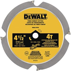 DEWALT 4-1/2IN 4T PCD Saw Blade for $46