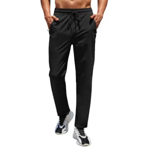 Coofandy Men's Hiking Travel Pants for $14