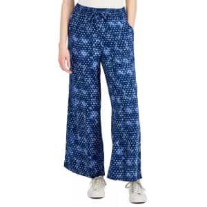 Style & Co. Women's Tie-Dyed Wide-Leg Pants for $9 Style & Co. Women's Tie-Dyed Wide-Leg Pants for $9