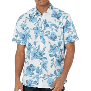 Amazon Essentials Men's Regular-Fit Print Shirt for $10