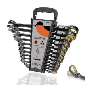 Suzume 12-Piece Flex-Head Ratcheting Wrench Set for $29