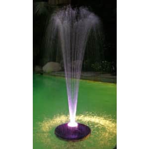 Alpine 48-LED Light Floating Spray Fountain for $73