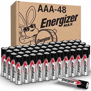 Energizer Max AAA Alkaline Battery 48-Pack for $18