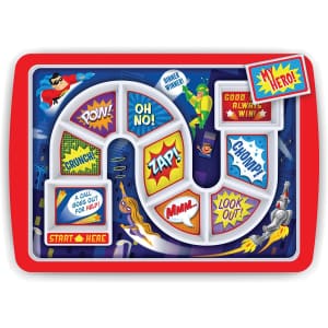 Genuine Fred Dinner Winner Supper Hero Melamine Tray for $10