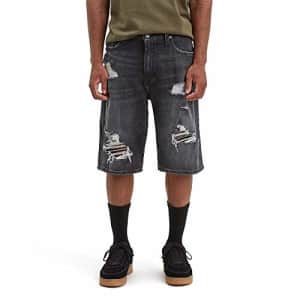 Levi's Men's 569 Loose Straight Denim Shorts, A De lost-Destructed-Stretch, 30 for $30 Levi's Men's 569 Loose Straight Denim Shorts, A De lost-Destructed-Stretch, 30 for $30
