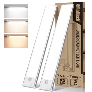 Romech 11.8" LED Under Cabinet Light 2-Pack for $12