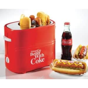 Nostalgia Electrics Coca Cola Series HDT600COKE Pop-Up Hot Dog Toaster ;(from_gilsand2016 for $49