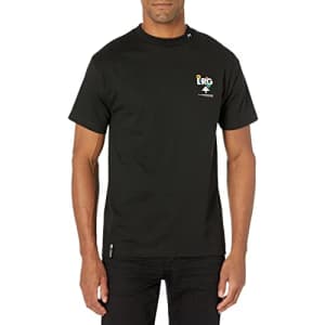 LRG Men's Brighter Graphic Logo T-Shirt, 47 Black, Medium for $17