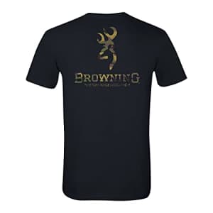 Browning Men's Graphic T-Shirt, Hunting & Outdoors Short & Long-Sleeve Tees, Camo Over Under for $17