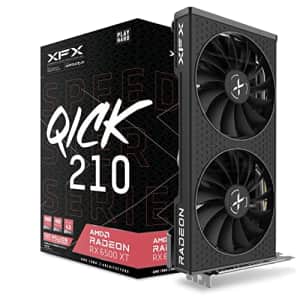XFX Speedster QICK210 Radeon RX 6500XT Black Gaming Graphics Card with 4GB GDDR6 HDMI, AMD RDNA 2 for $169
