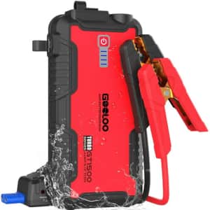 Gooloo 1,500A Power Bank and Car Jump Starter for $50
