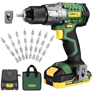 Teccpo 20V Cordless Drill/Driver for $65