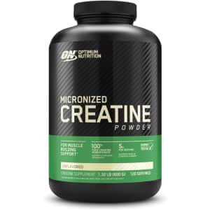 Optimum Nutrition 1.32-lb. Micronized Creatine Monohydrate Powder Tub for $24 via Sub & Save Optimum Nutrition 1.32-lb. Micronized Creatine Monohydrate Powder Tub for $24 via Sub & Save