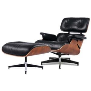Replica Eames Lounge Chair and Ottoman for $559