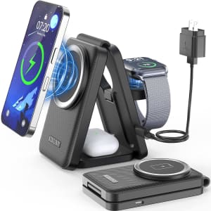 3-in-1 Wireless Charging Station for Apple Devices for $35