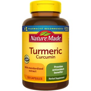 Nature Made Turmeric Curcumin 500mg 120-Count Bottle for $10 Nature Made Turmeric Curcumin 500mg 120-Count Bottle for $10