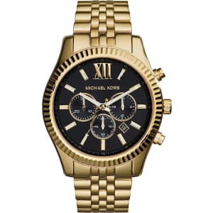 Michael Kors Lexington Chronograph Stainless Steel Watch for $99