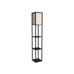 Adesso 3138-01 Wright 63 In. Floor Lamp - Smart Switch Compatible Light Fixtures with Two Storage for $98
