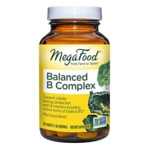 MegaFood Balanced B Complex - B Complex Vitamin Supplement - 8 B Vitamins Including Vitamin B6, for $27