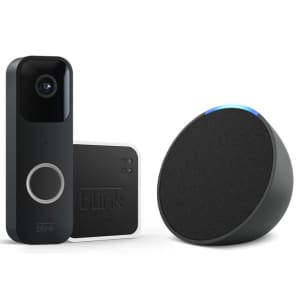 Blink Video Doorbell w/ Amazon Echo Pop for $35 w/ Prime
