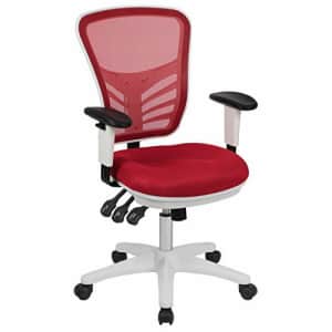 Flash Furniture Mid-Back Red Mesh Multifunction Executive Swivel Ergonomic Office Chair with for $145
