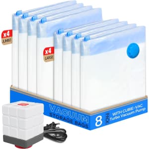 Vacbird Vacuum Storage Bags w/ Pump From $13
