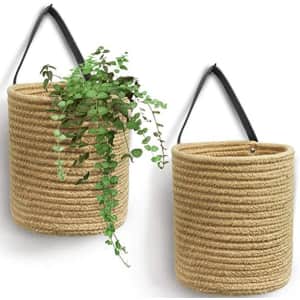 Goodpick Jute Hanging Basket 2-Pack for $18 Goodpick Jute Hanging Basket 2-Pack for $18