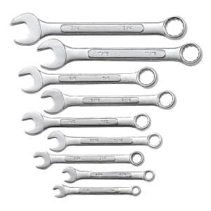 Master Forge 9-Piece SAE Combination Wrench Set for $4 Master Forge 9-Piece SAE Combination Wrench Set for $4