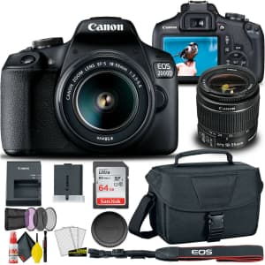 Canon EOS 2000D / Rebel T7 DSLR Camera for $440