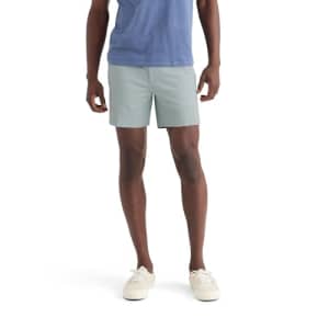 Dockers Men's Ultimate Straight Fit Supreme Flex 6" Shorts, (New) Harbor Gray Green, 38 for $26