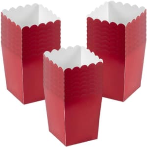 Fun Express - Mini Red Popcorn Boxes (24pc) - Party Supplies - Containers & Boxes - Paper Boxes - for $13