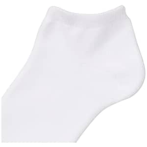 Gold Toe Women's Liner Socks, 6-Pairs, White, Large for $19
