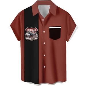 Who in Shop Men's Bowling Shirt for $10