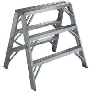 Werner TW373-30 Heavy Duty Work Step Ladder, 300 Lb, 3 in, 3 in, 3 Feet for $177