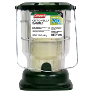 Coleman 70-Hour Citronella Candle Lantern for $8