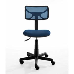 Urban Shop Swivel Mesh Desk Chair, Navy for $32 Urban Shop Swivel Mesh Desk Chair, Navy for $32