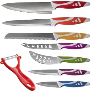 Oxgord Professional 8-Piece Chef Knife Set for $15