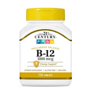 21st Century B 12 1000 mcg Prolonged Release Tablets, 110 Count for $9