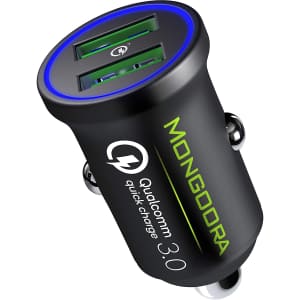 Mongoora Metal Car Charger for $11 Mongoora Metal Car Charger for $11
