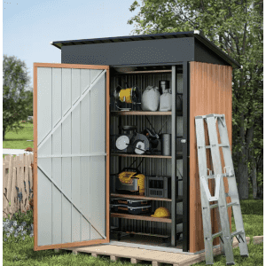 5x3-Foot Lockable Metal Storage Shed: $79 5x3-Foot Lockable Metal Storage Shed: $79