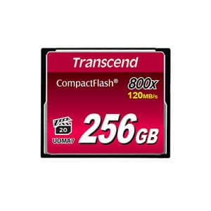 Transcend 256GB CompactFlash Memory Card 800x (TS256GCF800) for $144