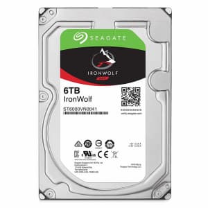 Seagate IronWolf 6TB NAS Serial ATA 6Gb/s 3.5" Internal Hard Drive for $140 Seagate IronWolf 6TB NAS Serial ATA 6Gb/s 3.5" Internal Hard Drive for $140