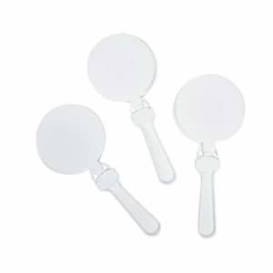 Fun Express White Round Clappers, Set of 12 Noisemakers - School Spirit and Party Supplies for $20 Fun Express White Round Clappers, Set of 12 Noisemakers - School Spirit and Party Supplies for $20