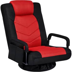 Yaheetech 360° Swivel Floor Gaming Chair for $64