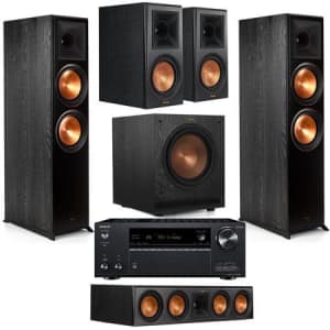 Klipsch Reference Premiere 5.1-Ch. Channel Home Theater System w/ Receiver for $2,199 Klipsch Reference Premiere 5.1-Ch. Channel Home Theater System w/ Receiver for $2,199