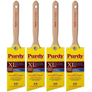 Purdy 144152325 XL Series Glide Angular Trim Paint Brush, 2-1/2 inch - 4 Pack for $110