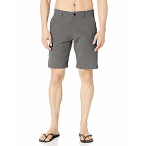 RVCA Men's Balance Hybrid Casual Shorts, Grey, 29 US for $50