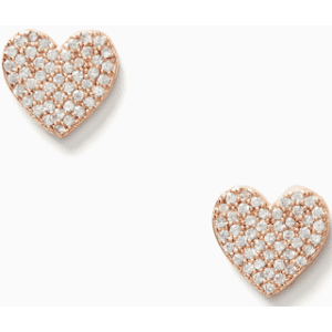 Kate Spade Yours Truly Pave Heart Studs for $19