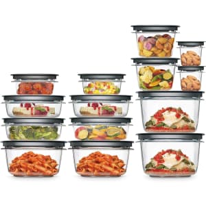Rubbermaid and Sistema Kitchen Essentials at Amazon. Save on select food storage containers, including the pictured Rubbermaid 28-Piece Food Storage Containers with Snap Bases for $36.99 ($13 off).