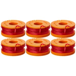 Worx Replacement Trimmer Line Spool 6-Pack for $13